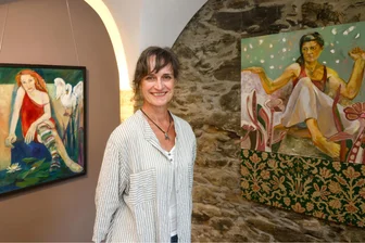 Samtige Bilder und „Cappuccino“ beim Galeriefest in Hohenstein-Ernstthal - Vorm Galeriefest wird eine Ausstellung mit Werken von Cornelia Zabinski eröffnet.