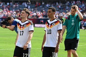 Warten auf "Wusiala"-Schub: Wann zaubern Wirtz und Musiala? - Noch Luft nach oben: Florian Wirtz und Jamal Musiala nach der WM-Generalprobe in Chicago. (Archivbild)