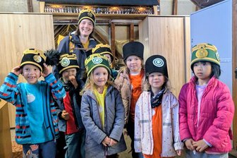 „Gute Nachrichten für Sachsens Kitas“: Land und Kommunen einigen sich auf Finanzausgleich - Vorschulkinder aus der Freiberger „Brummkreisel“-Kita bei einem Ausflug.
