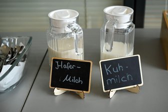 Kuh oder Pflanze? Sieben Milchmythen im Check - Echte "Milch" gibt es laut Vorschrift nur von Tieren - aber im Alltag werden auch Pflanzendrinks so genannt.