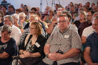 Mario Horn & Co: Wen Triebeler Wähler als Bürgermeister wollten - Der Oelsnitzer OB Mario Horn in Triebel - 2024 als Gast beim Ministerpräsidenten-Besuch.