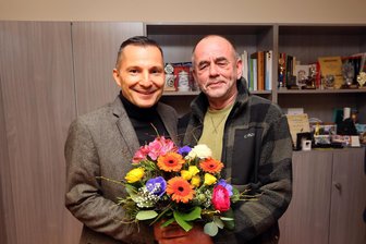 Robby Safferthal gewinnt die Bürgermeisterwahl in Fraureuth deutlich - Robby Safferthal (l.) übernimmt ab Juni die Amtsgeschäfte von Matthias Topitsch.